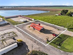 18753 Oklahoma 100, Webbers Falls, OK - AERIAL  map view - Image1