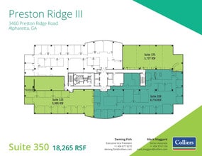 3460 Preston Ridge Rd, Alpharetta, GA for lease Floor Plan- Image 2 of 2