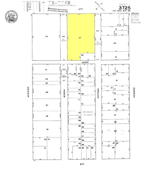 415 Natoma St, San Francisco, CA à louer - Plan cadastral - Image 2 de 21