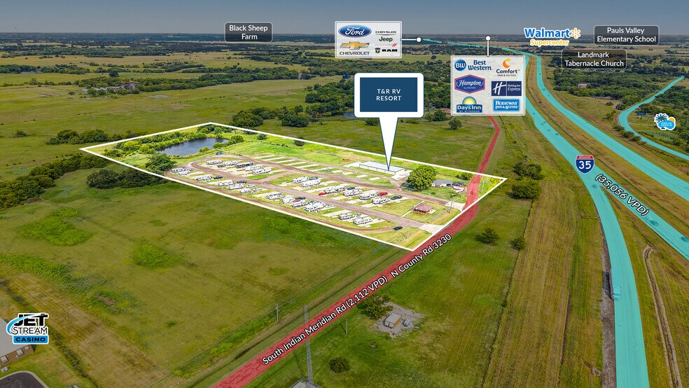 20206 N. County 3230 rd, Pauls Valley, OK à vendre - Photo du bâtiment - Image 2 de 5