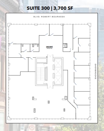 666 Rue Sherbrooke O, Montréal, QC for lease Floor Plan- Image 1 of 1