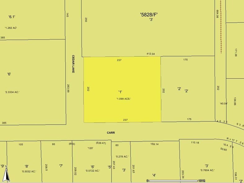 4110 Cedar Lake Dr, Dallas, TX à louer - Plan cadastral - Image 3 de 16