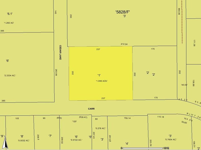 4110 Cedar Lake Dr, Dallas, TX for lease - Plat Map - Image 3 of 16