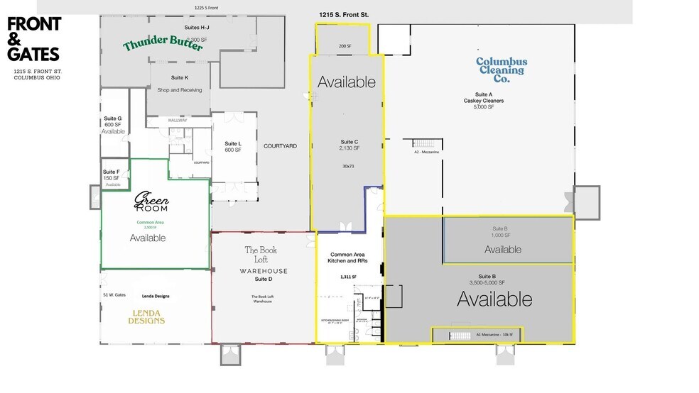 47 W Gates St, Columbus, OH à louer - Photo du bâtiment - Image 3 de 11