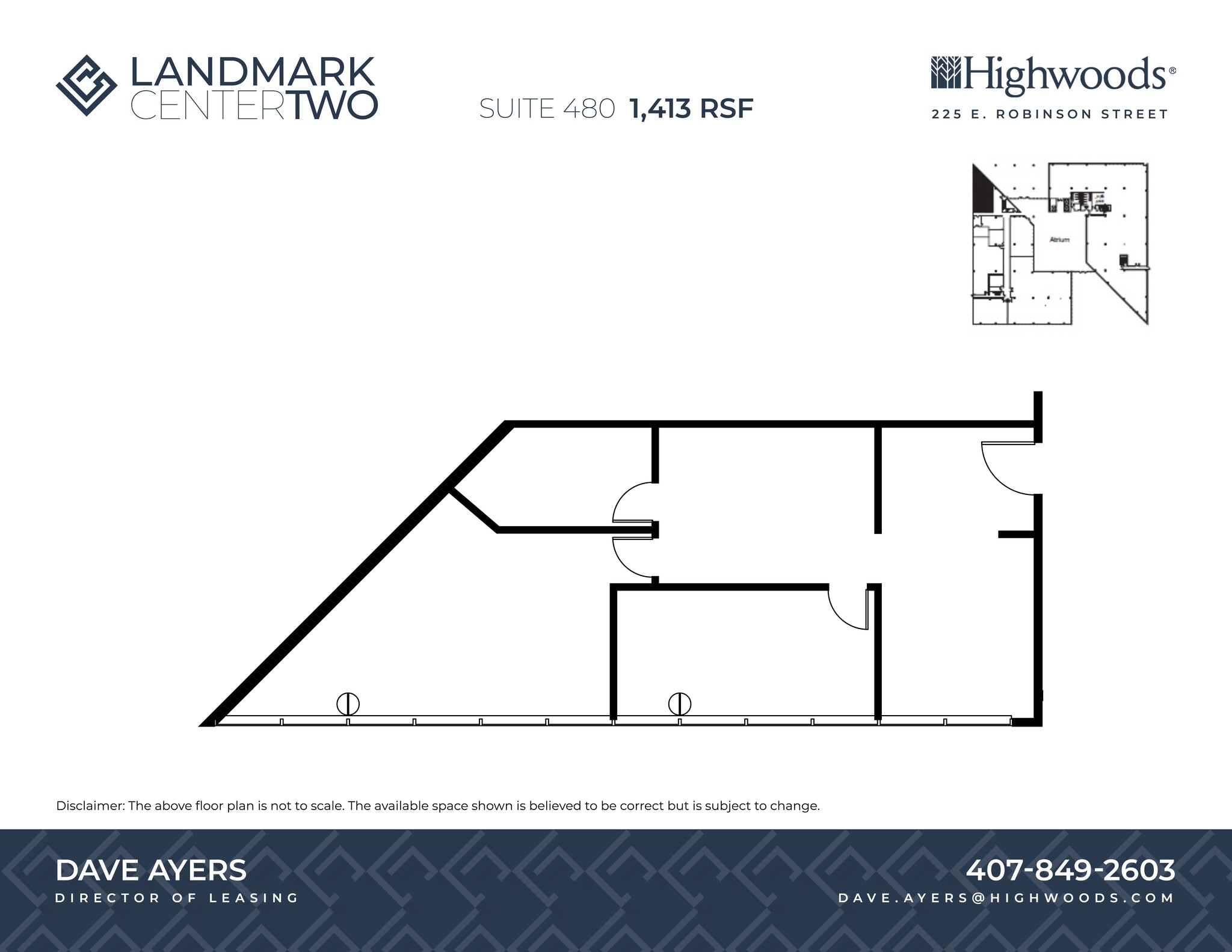 225 E Robinson St, Orlando, FL for lease Site Plan- Image 1 of 1