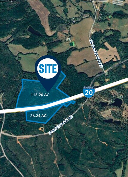 Greene County Land portefeuille de 2 propriétés à vendre sur LoopNet.ca - Aérien - Image 1 de 1
