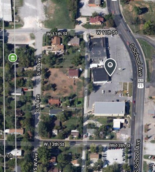 1153 S School Ave, Fayetteville, AR for sale - Aerial - Image 2 of 9