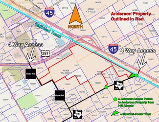 Plus de détails pour Interstate 45 & Knighthurst St, Ennis, TX - Terrain à vendre
