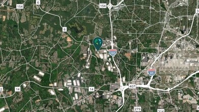 3800 Camp Creek Pky, Atlanta, GA - AÉRIEN  Vue de la carte