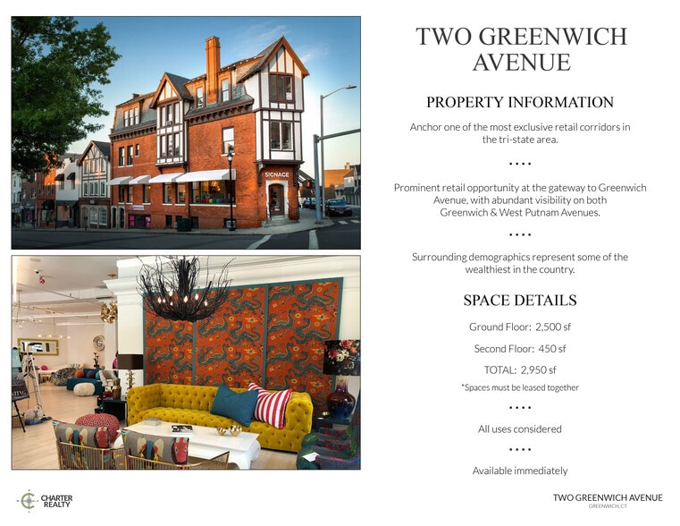 2-8 Greenwich Ave, Greenwich, CT à louer - Photo du bâtiment - Image 2 de 14