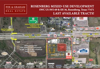 Plus de détails pour SWC US 59/I-69 & SH 36, Rosenberg, TX - Terrain à vendre