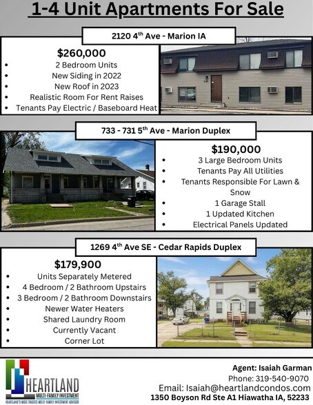 400 1st St SE, Cedar Rapids, IA à vendre - Photo du bâtiment - Image 2 de 2