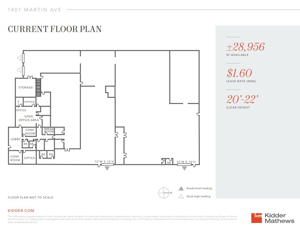 1401 Martin Ave, Santa Clara, CA à louer Plan d  tage- Image 1 de 1