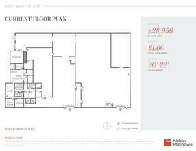 1401 Martin Ave, Santa Clara, CA à louer Plan d  tage- Image 1 de 1