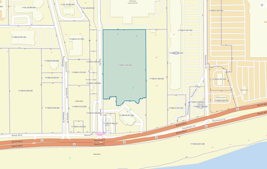 2668 Beach Blvd, Biloxi, MS à vendre - Plan cadastral - Image 2 de 2