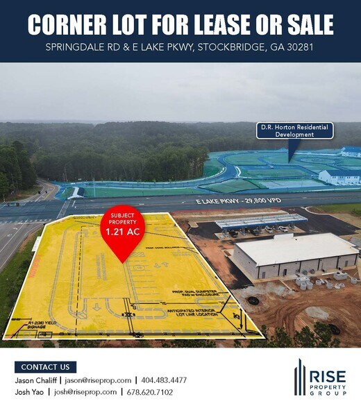 Springdale Rd & East Lake Pkwy, Stockbridge, GA à vendre - Photo du bâtiment - Image 1 de 6
