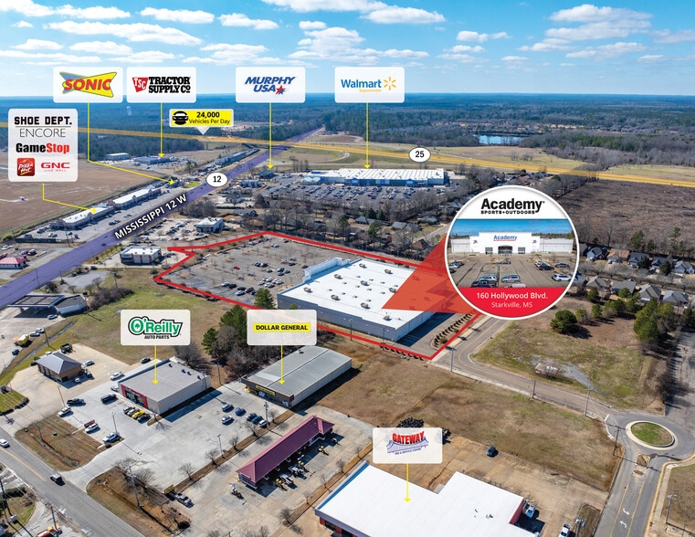 160 Hollywood Blvd, Starkville, MS for sale - Building Photo - Image 3 of 7