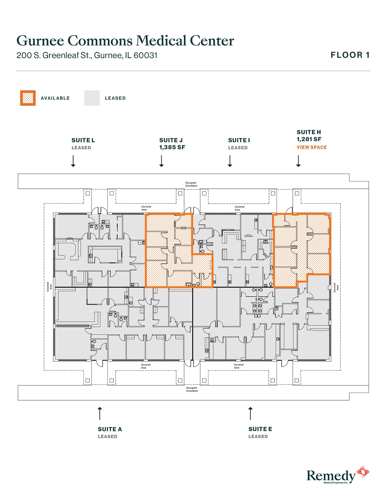 3 S Greenleaf Ave, Gurnee, IL for lease Floor Plan- Image 1 of 1