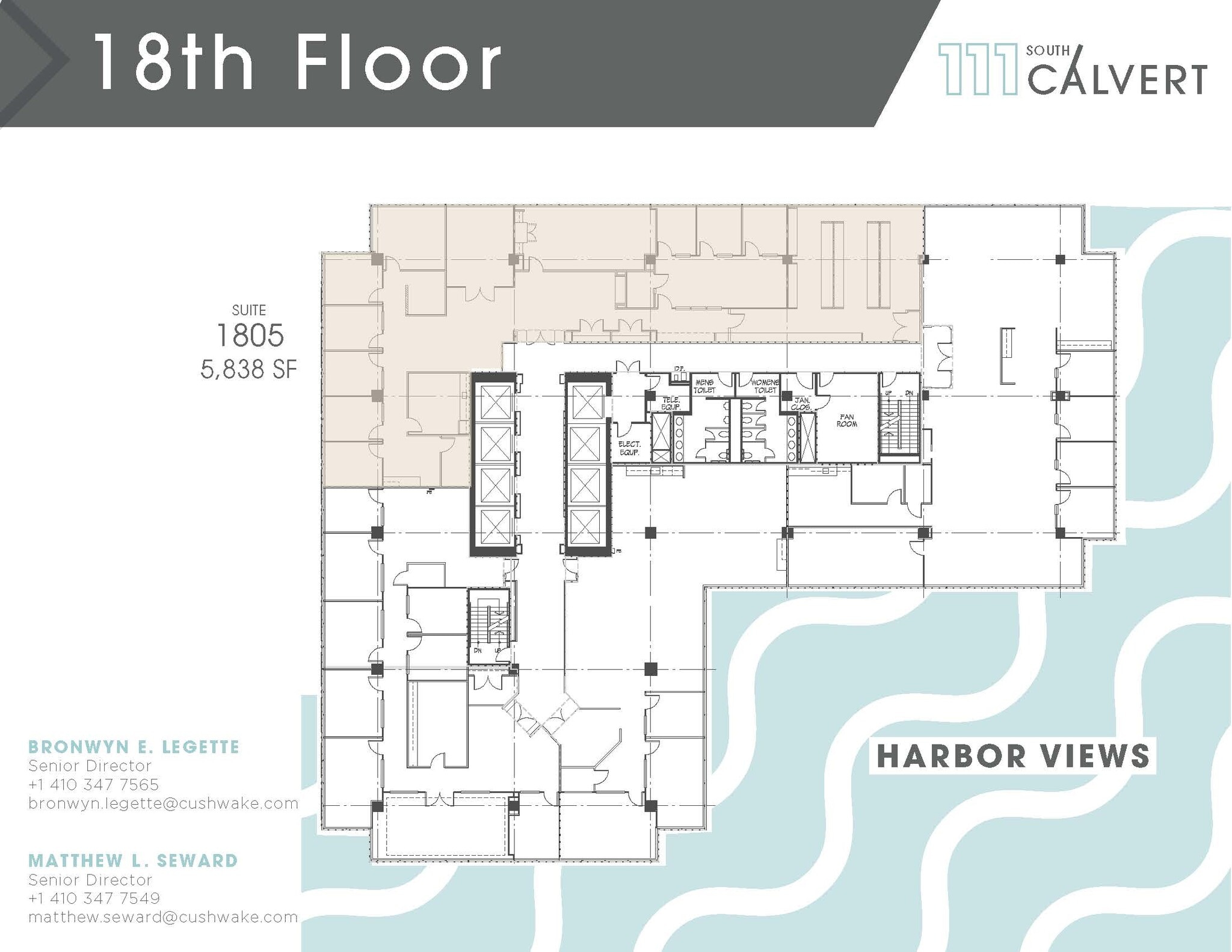 111 S Calvert St, Baltimore, MD for lease Floor Plan- Image 1 of 1