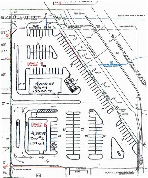 7506 Raytown Rd, Kansas City, MO à louer - Plan de site - Image 2 de 6