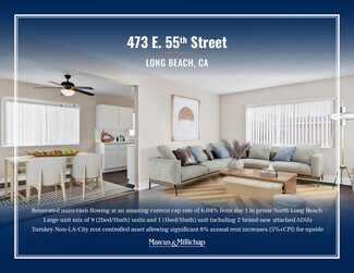 Plus de détails pour 473 E 55th St, Long Beach, CA - Multi-résidentiel à vendre