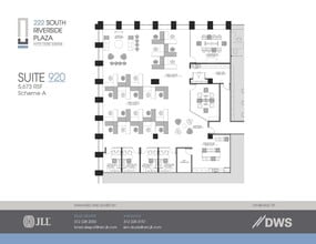 222 S Riverside Plz, Chicago, IL for lease Floor Plan- Image 1 of 2