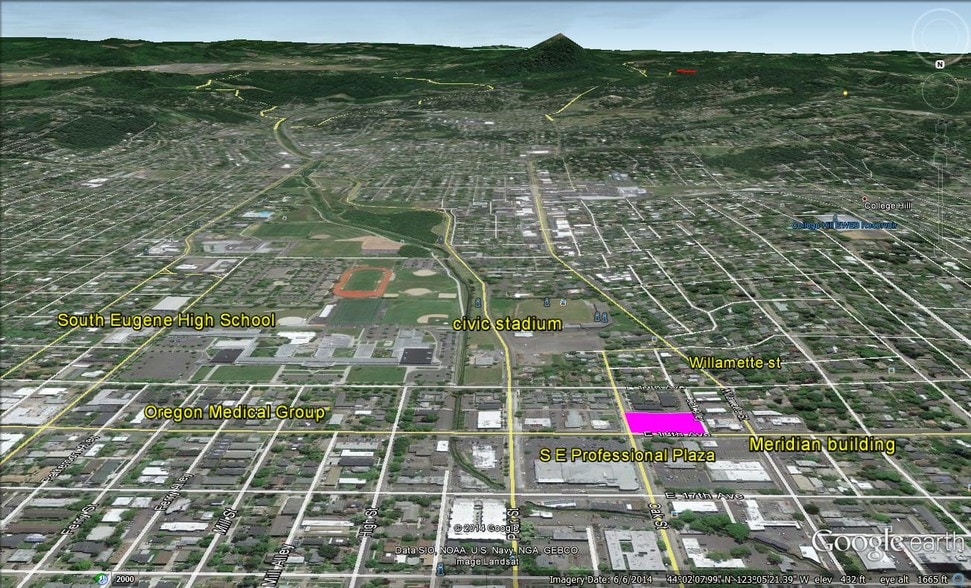 74 E 18th Ave, Eugene, OR à louer - Aérien - Image 3 de 5
