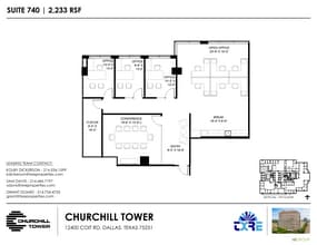 12400 Coit Rd, Dallas, TX for lease Floor Plan- Image 1 of 2