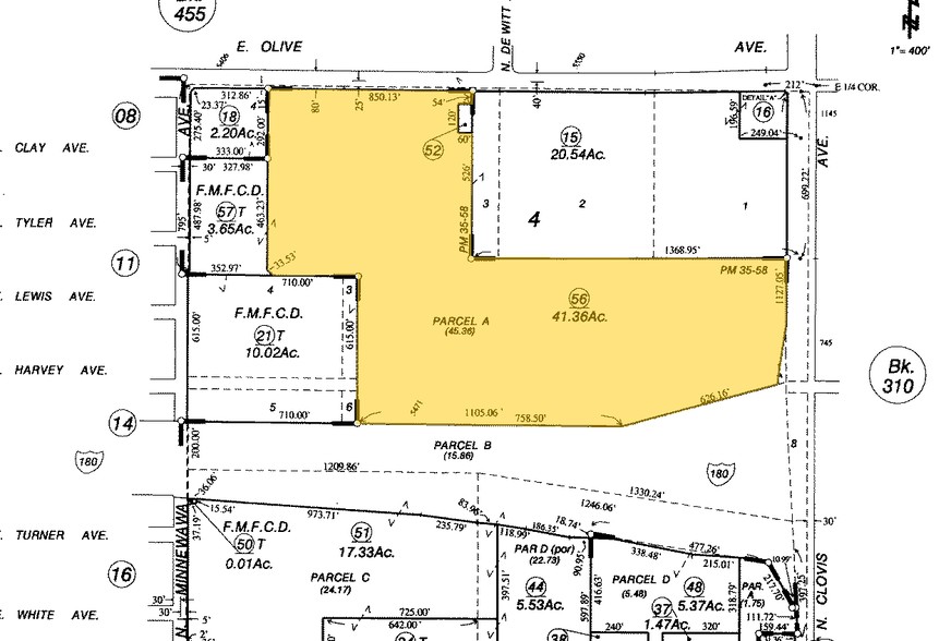 N Clovis Ave, Fresno, CA à vendre - Plan cadastral - Image 1 de 1