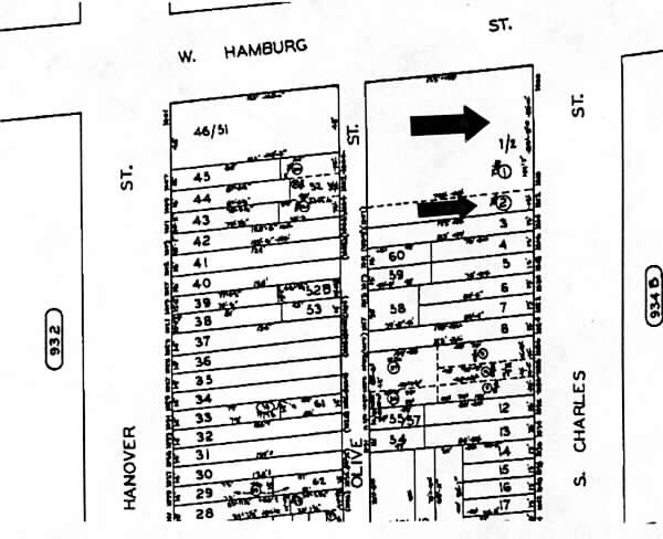 1000 S Charles St, Baltimore, MD à louer - Plan cadastral - Image 2 de 8