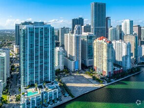 1200 Brickell Bay Dr, Miami, FL - Aerial  map view