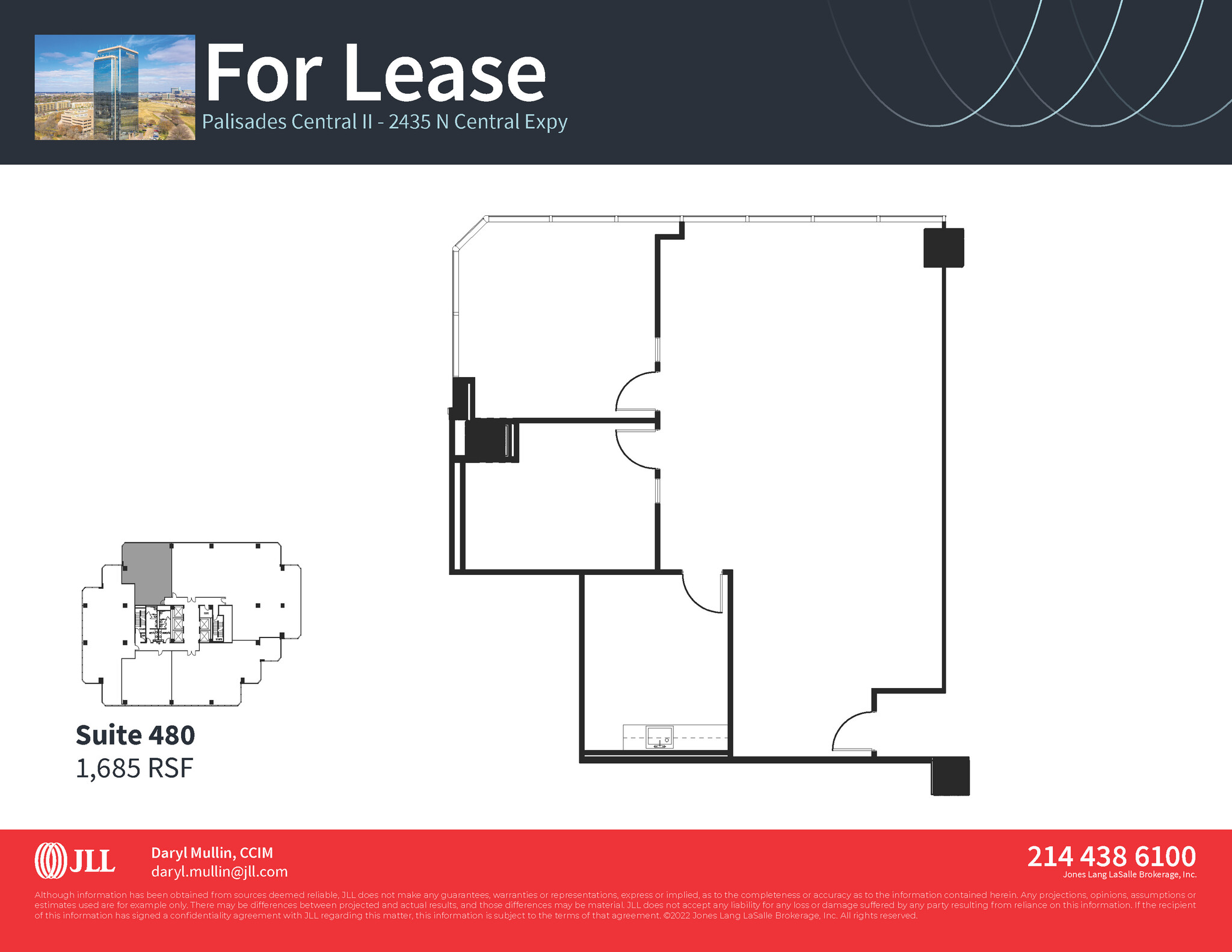 2425 & 2435 N Central Expy, Richardson, TX à louer Plan d  tage- Image 1 de 1