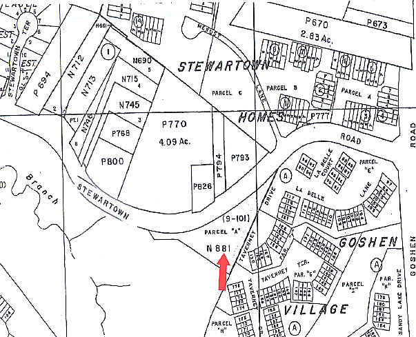 9426 Stewartown Rd, Gaithersburg, MD for lease - Plat Map - Image 2 of 3