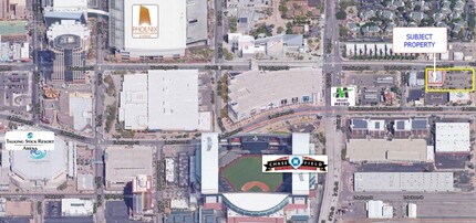 809 E Washington St, Phoenix, AZ - aerial  map view