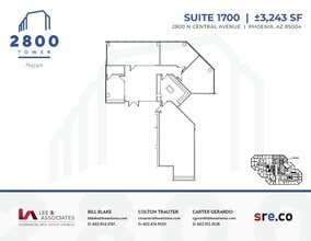 2800 N Central Ave, Phoenix, AZ for lease Floor Plan- Image 1 of 1