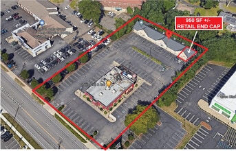 1496 Boston Post Rd, Milford, CT - Aerial  map view