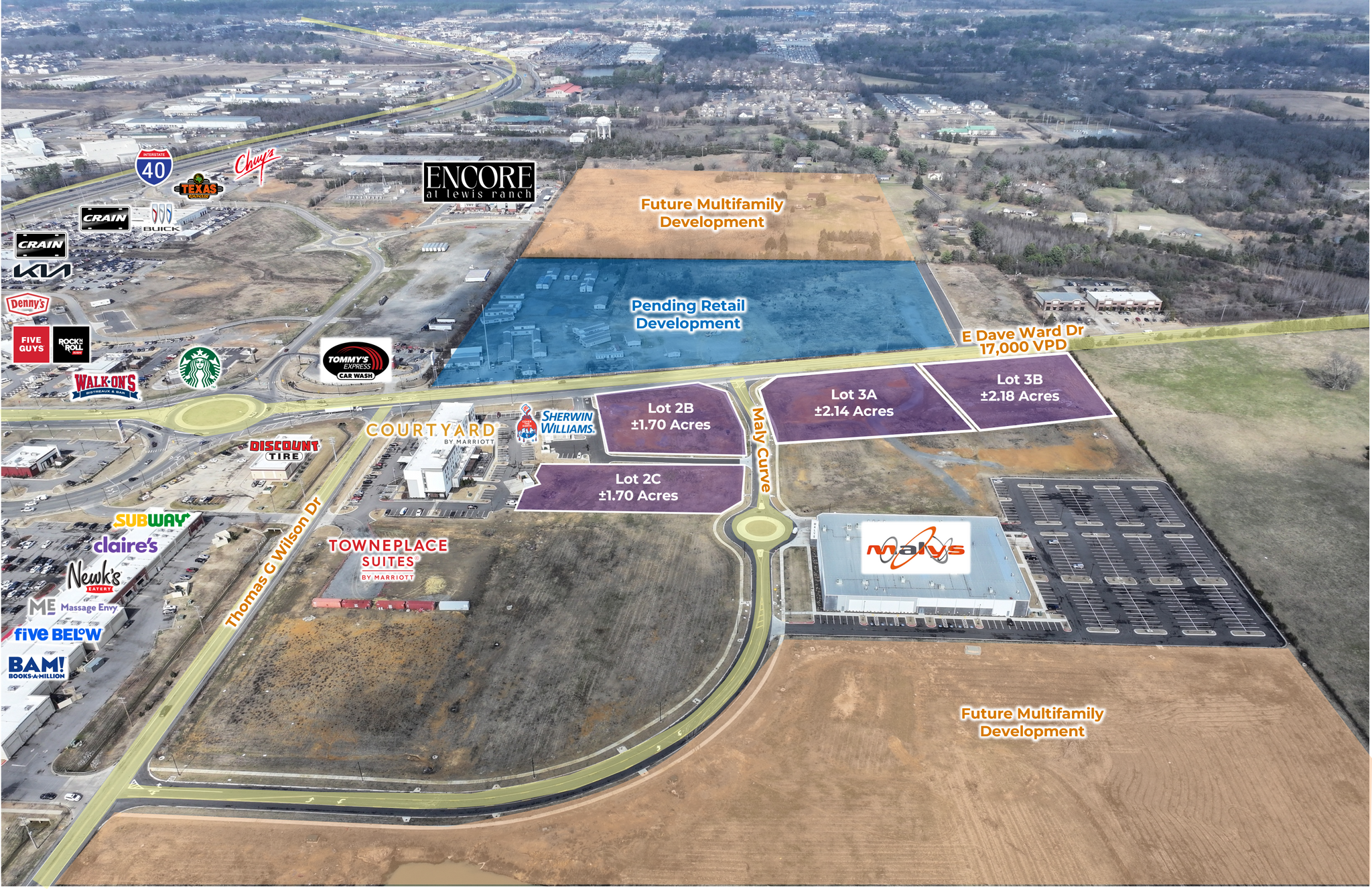 E Dave Ward Dr & Maly Curve, Conway, AR à vendre Photo du bâtiment- Image 1 de 2