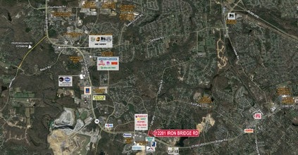 12201 Iron Bridge Rd, Chester, VA - AERIAL  map view