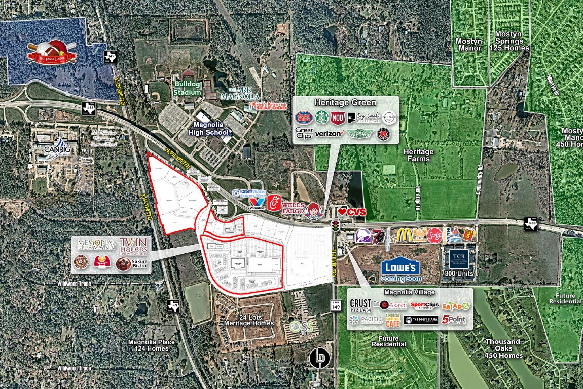 SWC of SPUR 149 at FM 1488 Rd, Magnolia, TX à louer Photo principale- Image 1 de 4