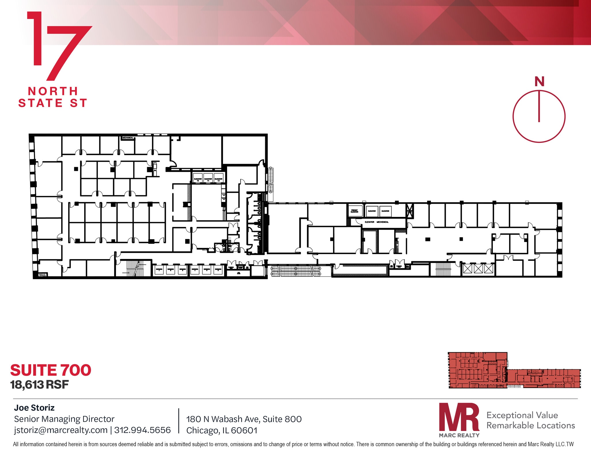 17 N State St, Chicago, IL for lease Floor Plan- Image 1 of 12