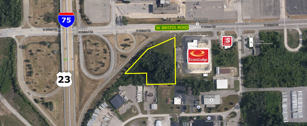 I-75/US-23 & Bristol Rd, Flint, MI for sale - Aerial - Image 1 of 4