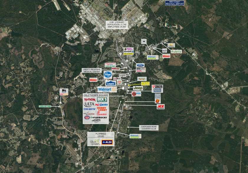 730 W Oglethorpe Hwy, Hinesville, GA for lease - Building Photo - Image 2 of 4
