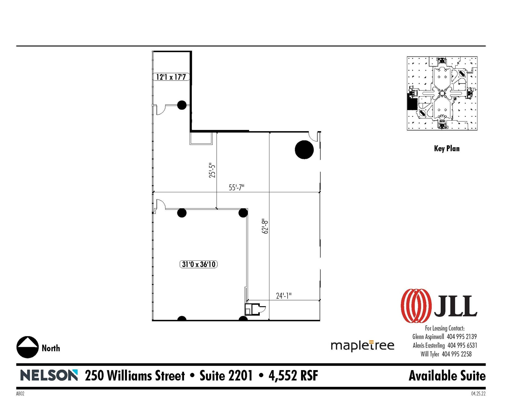 250 Williams St NW, Atlanta, GA for lease Floor Plan- Image 1 of 1