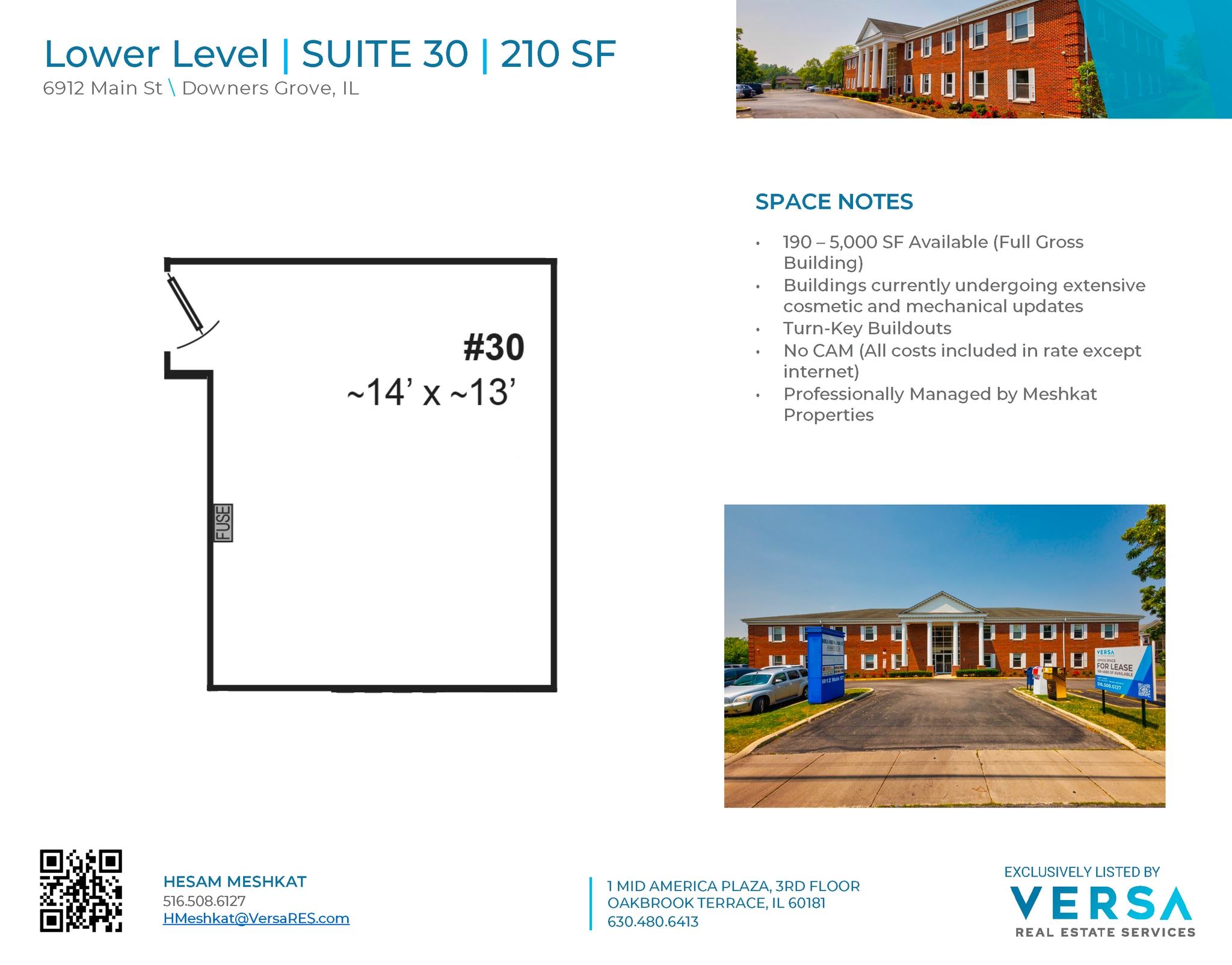 6912 Main St, Downers Grove, IL for lease Floor Plan- Image 1 of 1