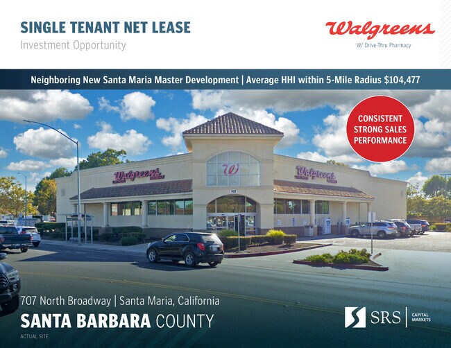 Plus de détails pour 707 N Broadway, Santa Maria, CA - Commerce de détail à vendre
