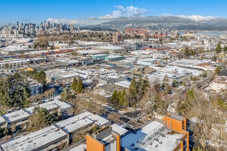 1423 Grant St, Vancouver, BC - AERIAL  map view