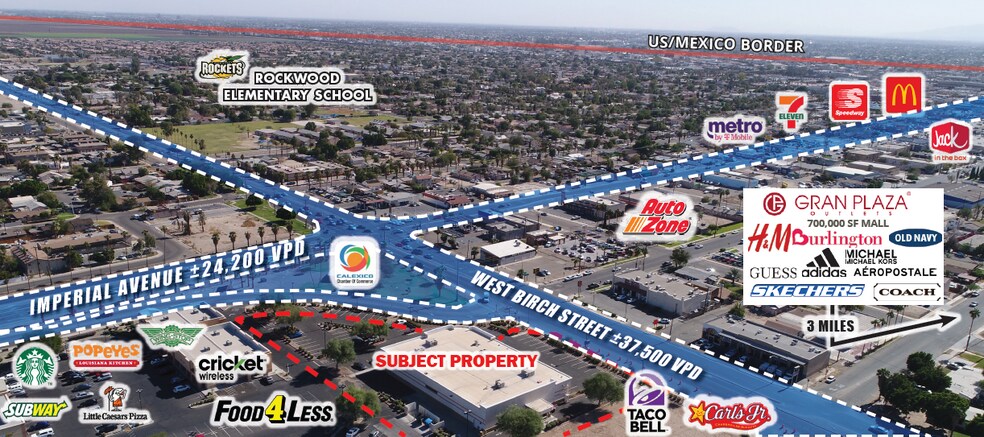 211 W Birch St, Calexico, CA à vendre - Photo du bâtiment - Image 2 de 2