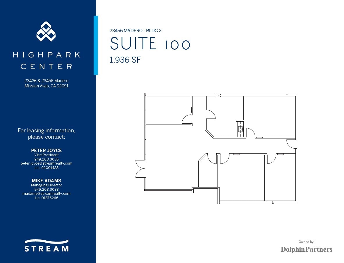 23456 Madero, Mission Viejo, CA à louer Plan d’étage- Image 1 de 1