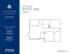 23456 Madero, Mission Viejo, CA à louer Plan d’étage- Image 1 de 1