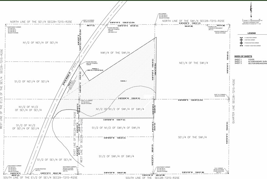 SEC of Independence & Hwy 19 blvd, Groveland, FL for sale - Plat Map - Image 2 of 2